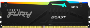 16GB 5200MHz DDR5 RAM Kingston Fury Beast RGB CL36 (2x8GB) (KF552C36BBEAK2-16)