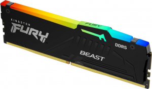 64GB 5200MHz DDR5 RAM Kingston Fury Beast RGB CL36 (2x32GB) (KF552C36BBEAK2-64)