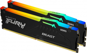16GB 6000MHz DDR5 RAM Kingston Fury Beast RGB CL36 (2x8GB) (KF560C36BBEAK2-16)