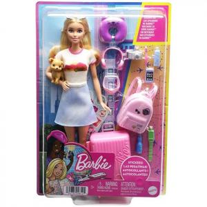 Mattel Barbie: Dreamhouse Adventures utazó Barbie baba kiegészítőkkel (HJY18)