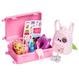 Mattel Barbie: Dreamhouse Adventures utazó Barbie baba kiegészítőkkel (HJY18)