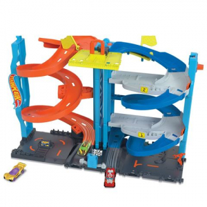 Mattel Hot Wheels City: 2az1-ben versenytorony játékszett (HKX43)