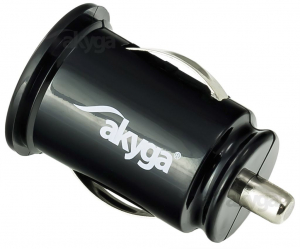 Akyga szivargyújtó adapter 2x USB 5V/2.1A  (AK-CH-02)