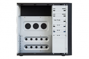 Chieftec CQ-01B-U3-OP táp nélküli fekete ház