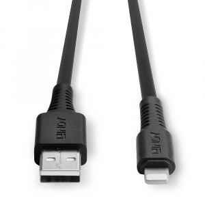Lindy USB-A - Lightning adat- és töltőkábel 3m fekete (31322)