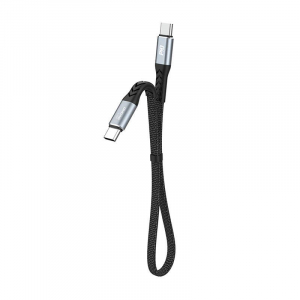 DUDAO L10C USB-C - USB-C kábel 0.23m 100W PD fekete (6973687243869)