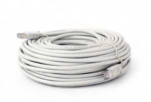 Gembird CAT6 F-UTP Patch kábel 30m szürke (PP6-30M)