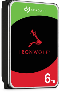 6TB Seagate 3.5" IronWolf NAS merevlemez (ST6000VN006)