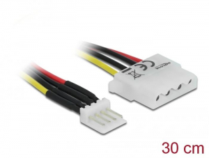 Delock 4 tűs Floppy-csatlakozó > 4 tűs Molex-csatlakozó kábel 30cm (85457)