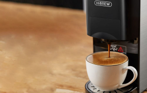 HiBREW H3A 4 az 1-ben kapszulás kávéfőző 1250W 29bar fekete
