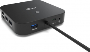 i-tec USB-C notebook dokkoló fekete (C31DUALDPDOCKPD100W)