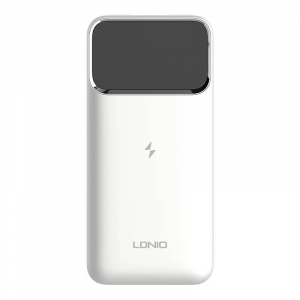 Ldnio PQ11 Powerbank 10000mAh vezeték nélküli töltés 22.5W fehér (PQ11)