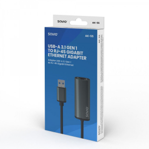 Savio AK-55 USB 3.1 Ethernet adapter