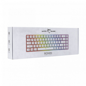 White Shark GK-2201W-HU RONIN gaming billentyűzet fehér