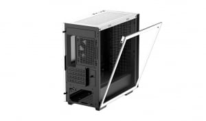 Deepcool CH370 WH táp nélküli ablakos Micro ATX ház fehér (R-CH370-WHNAM1-G-1)