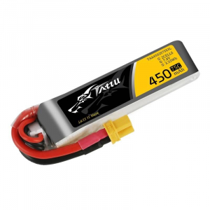Tattu 450mAh 7.4V 75C 2S1P XT30 hossz&uacute; akkumul&aacute;tor (TAA4502S75X3L)