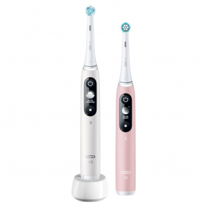 Braun Oral-B iO6 elektromos fogkefe DuoPack White + Pink (4210201381877)