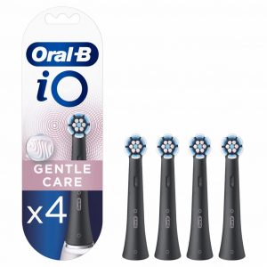 Oral-B iO Gentle Care 4db-os elektromos fogkef p&oacute;tfej szett fekete (10PO010459)