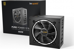 Be Quiet! Pure Power 12 M 650W tápegység (BN342)