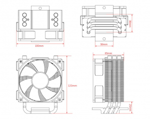 ID-Cooling SE-903-XT univerzális CPU hűtő