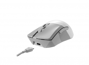 ASUS ROG Gladius III Wireless AimPoint vezeték nélküli gamer egér Moonlight White - fehér (90MP02Y0-BMUA10)