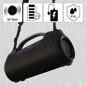 Hama Sound Barrel Bluetooth hangszóró fekete (188217)