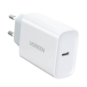 UGREEN CD127 USB-C h&aacute;l&oacute;zati t&ouml;ltő PD3.0 QC4.0 30W (6957303871612)