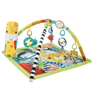 Mattel Fischer-Price: Esőerdő 3az1-ben játszószőnyeg zenélő lajhárral (HJW08)
