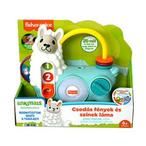 Mattel Fisher-Price: Linkimals Csodás fények és színek láma készségfejlesztő (HNM93)