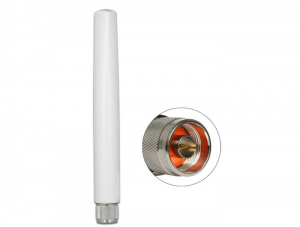 DeLock LoRa 868 MHz antenna N-dugó fehér (89637)