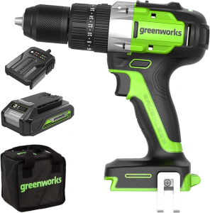 Greenworks GD24DD60K2 akkumulátoros csavarbehajtó 24V (3704107UA-GW)