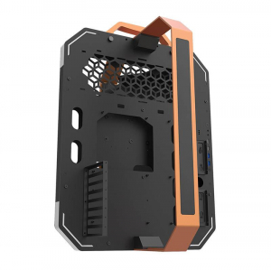 DarkFlash BLADE-X táp nélküli Open Frame ház fekete-narancssárga