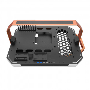 DarkFlash BLADE-X táp nélküli Open Frame ház fekete-narancssárga