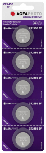 AgfaPhoto CR2450 lithium gombelem 5db/cs (150-803258)