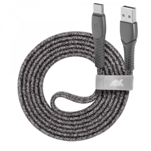 RivaCase Egmont PS6102 GR12 USB Type-C - USB k&aacute;bel 1.2m sz&uuml;rke (4260403575956)
