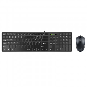 Genius SlimStar C126 billentyűzet + egér fekete