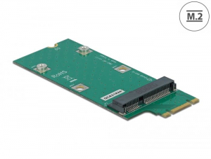 Delock M.2 Key B+M - Mini PCIe adapter (PCIe / USB) (64103)