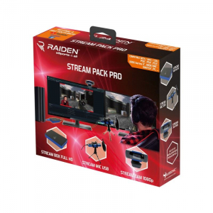 Subsonic Raiden Stream Pack Pro kezdőcsomag fekete-kék (SA5591)