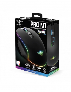 Spirit Of Gamer PRO-M1 Gaming eg&eacute;r fekete (S-PM1)