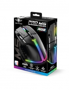Spirit Of Gamer PRO-M5 RGB Gaming egér fekete (S-PM5RGB)
