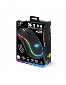 Spirit Of Gamer PRO-M9 Wireless vezet&eacute;k n&eacute;lk&uuml;li Gaming eg&eacute;r fekete (S-PM9RF)