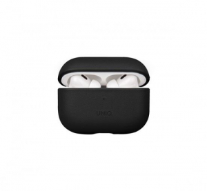 Uniq Terra Apple Airpods Pro 2 bőr tok fekete (UNIQ-AIRPODSPRO2-TERDBLK)