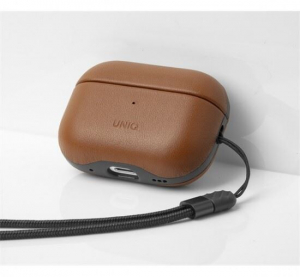 Uniq Terra Apple Airpods Pro 2 bőr tok barna (UNIQ-AIRPODSPRO2-TERTBWN)