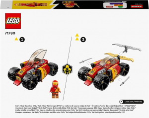 Lego Ninjago Kai EVO nindzsa-versenyautója (71780)