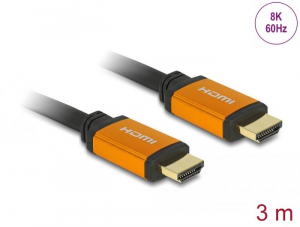 Delock High Speed HDMI kábel 48Gbps 8K60Hz 3m (86987)