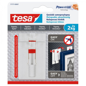 Tesa Powerstrips öntapadós akasztószög érzékeny felületekhez (4042448353894)