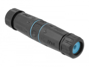 Delock RJ45 jack - RJ45 jack Cat.6A vízálló kábelcsatlakozó (86693)