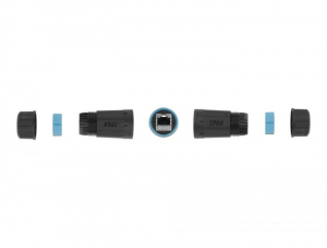 Delock RJ45 jack - RJ45 jack Cat.6A vízálló kábelcsatlakozó (86693)
