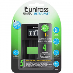 Uniross ULTRA processzoros AA/AAA gyorst&ouml;ltő (UCU005)