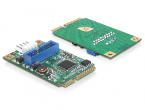 DeLock Mini PCIe -> USB3.0 adapter kártya (95234)